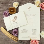 Eleganckie zaproszenia biznesowe - Ecru Envelope